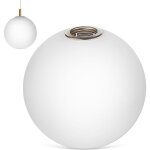 Remplacement dabat - jour en boule de verre abat - jour globe en verre blanc chic pour luminaires de ...