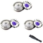 Remplacement hq8 / 50 ttes de rasoir pour philips pt739 pt737 pt727 + brosse de nettoyage