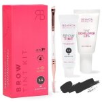 Renata beauty kit de teinture pour sourcils ? kit de coloration des sourcil ? 20 utilisations [graphite] ...