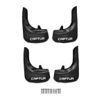 Pour renault captur bavettes garde - boue pour lavant et larrière 4 pièces Pour renault captur bavettes garde - boue pour lavant et larrière 4 pièces