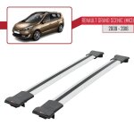 Pour renault grand scenic (mk3) 2009 - 2016 barres de toit fly mod�le railing porte - bagages de voiture ...