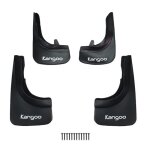 Pour renault kangoo bavettes garde - boue pour lavant et larrière 4 pièces Pour renault kangoo bavettes garde - boue pour lavant et larrière 4 pièces