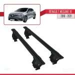 Compatible avec renault megane iv 2016 - 2021 barres de toit ace - 4 railing porte - bagages de voiture ...