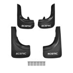 Pour renault scenic bavettes garde - boue pour lavant et larrière 4 pièces Pour renault scenic bavettes garde - boue pour lavant et larrière 4 pièces