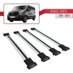 Pour renault trafic 2014 - 2024 barres de toit fly modle railing porte - bagages de voiture 4 barras ...