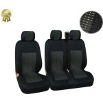 Housse couvre - siges tissu luxe 2 + 1 noir - noir - renault trafic master