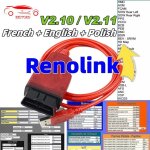 Renolink pour renault voiture obd2 airbag r�initialiser obd 2 outil de diagnostic automatique de voiture ...