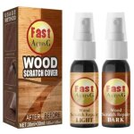 Rparation de rayures - renovateur bois - spray 30 ml - couleur claire et fonce - intrieur