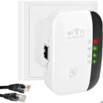 R�p�teur wifi puissant 2. 4 ghz / 300 mbps - couverture jusqu� 75m� avec port ethernet wpa2 wps mode ...