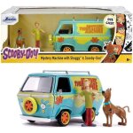 Rplique scooby doo mistery machine van + scooby doo and shaggy figures set - - - ocio stock