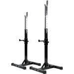 Gorilla sports support pour barre - rglable en hauteur, 14 niveaux, max. 500 kg, 52x53x105 - 172 cm, ...