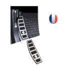 Repose - pied alu pour peugeot renault nissan toyota citro�n compatible plusieurs v�hicules (v�rifiez ...