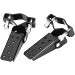 Repose - pieds pliables cadre noir �l�gant moto - v�lo p�dales label
