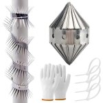 R�pulsif anti - martres 100 cm - protection anti - martres pour goutti�res - protection contre les martres ...