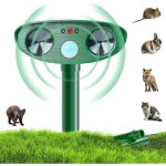 R�pulsif pour chats solaire repulsif chat exterieur ultrason anti chien pigeons souris rats multifonctions ...