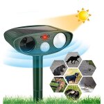 R�pulsif chat ultrasonr�pulsif solaire �tanche pour animaux avec d�tecteur de mouvement pour anti chiens ...