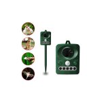 R�pulsif doiseaux � ultrasons solaire - virex� - double charge solaire et usb - conception �tanche - ...