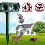 Répulsif à ultrasons contre les animaux - fonctionne à l?énergie solaire contre chiens chats souris rats ... Répulsif à ultrasons contre les animaux - fonctionne à l?énergie solaire contre chiens chats souris rats ...