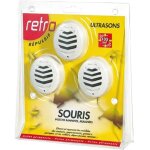 Rpulsif ultrasons souris insectes rampants - 135 m - lot de 3 metteurs