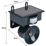 Rpulsif ultrasonique capteur de mouvement pir  nergie solaire rpulsif antiparasitaire  ultrasons ...
