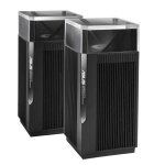 Pack de 2 routeurs sans fil tri - bande asus zenwifi pro xt12 noir