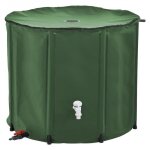 Rservoir souple, rcuprateur d'eau de pluie pliable - 750 l - vert - linxor