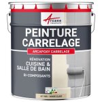 Peinture carrelage cuisine salle de bain: arcapoxy carrelage 1 kg (jusquà 10 m² en 2 couches) - ivoire ... Peinture carrelage cuisine salle de bain: arcapoxy carrelage 1 kg (jusquà 10 m² en 2 couches) - ivoire ...