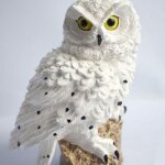 R�sine hibou ornement simul� hibou en jardin jardin oiseaux statue sculpture pelouse sc�ne d�coration ...