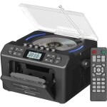 Retekess tr642 boombox poste radio cd bluetooth sans fil 5000 mah prise aux / usb / tf / casque convient ...