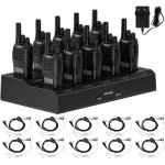 Retevis h777d talkie walkie professionnel longue port�e talkie - walkie �cran lcd bouton pour la s�curit� ...