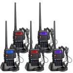 Retevis rt5r talkie walkie double bande longue porte ham amateur 2m / 70cm usb charge radio portable ...