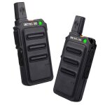 Retevis rt619 talkie walkie mini rechargeable pmr446 1300 mah professionnel usb talky walky vox16 canaux ...