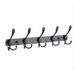 Rétro crochet métal mural porte patère manteau accroche pour chambre salle de bain cuisine (noir) Rétro crochet métal mural porte patère manteau accroche pour chambre salle de bain cuisine (noir)