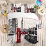 Rétro london big ben cabine téléphonique parure de lit 3d 2 personnes 1 housse de couette 220 * 240cm ... Rétro london big ben cabine téléphonique parure de lit 3d 2 personnes 1 housse de couette 220 * 240cm ...