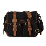 Rétro sacoche toile sac bandoulière sacs portés épaule sport travail couleur unie pour homme - femme ... Rétro sacoche toile sac bandoulière sacs portés épaule sport travail couleur unie pour homme - femme ...