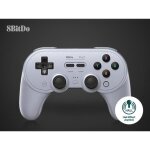 Manette de jeu - 8bitdo - pro 2 - hall effect - bluetooth - gray new edition Manette de jeu - 8bitdo - pro 2 - hall effect - bluetooth - gray new edition