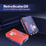 Retroscaler2x adaptateur convertisseur hdmi av consoles r�tro (ps2 n64 nes) - line doubler 2x z�ro latence ...
