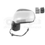 Retroviseur electrique gauche blanc pour citroen c3 picasso 09 - >