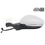 Retroviseur electrique gauche blanc pour peugeot 208