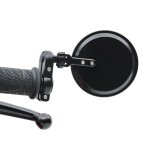 R�troviseur embout de guidon moto craftride noir dp45