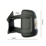 Retroviseur gauche conducteur bras long peugeot boxer / citroen jumper / fiat ducato