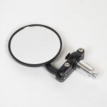 Rtroviseur gauche mad pour auto rtro noir embout de guidon