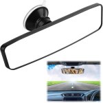 Retroviseur interieur voiture 24 x 6. 5cm r�troviseur conduite accompagn�e � ventouse r�troviseur de ...