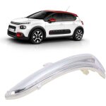 R�troviseur lat�ral gauche clignotant logement clignotant coque de remplacement pour citroen c3 c4 peugeot ...