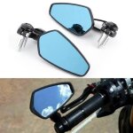Rtroviseur de moto en alliage daluminium retrofit hand grip reflector 22mm rtroviseur de moto rtroviseur ...