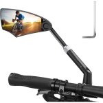 R�troviseur de v�lo antichoc en verre v�ritable hd pivotant � 360� pliable 20 - 23 mm (gauche)