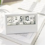 Réveil de bureau horloge électronique de tête de lit minimal taille du produit 13. 3x7. 3x3cm Réveil de bureau horloge électronique de tête de lit minimal taille du produit 13. 3x7. 3x3cm
