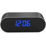 R�veil avec camera espion full hd 1080p wifi vision nocturne noir * batterie interne : lithium - ion ...