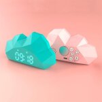 Rveil connect et intelligent mini cloudy - mob bleu turquoise