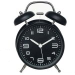 Rveil  double cloche avec lumire silencieux rveil retro rveil vintage rveil bruyant pour gros dormeurs ...